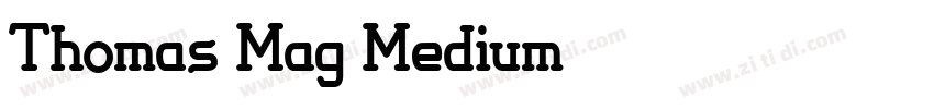 Thomas Mag Medium字体转换